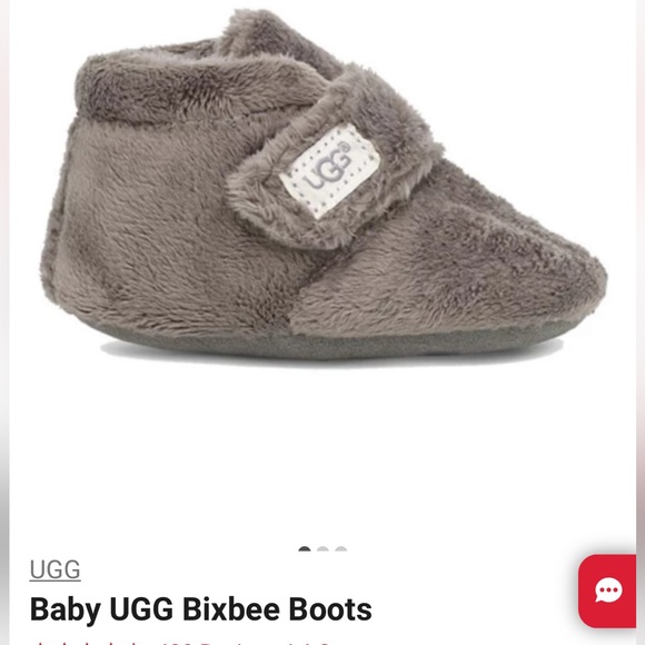 - Ugg baby boots newborn 👶04/05 Charcoal Baby UGG Bixbee Boots - Picture 3 of 12